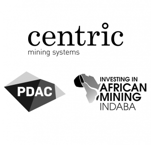 Centric, PDAC, Mining Indaba Logo BW